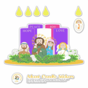 Sticker Grand Chandelier de l'Avent