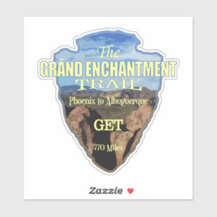 Sticker Grand Enchantment Trail (flèche)