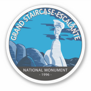Sticker Grand Escalier Escalante Monument National Utah