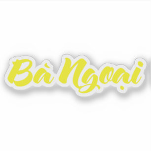 Sticker Grand-mère vietnamienne (maternelle) - Bà Ngotchi