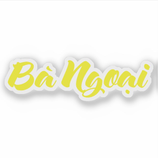 Sticker Grand-mère vietnamienne (maternelle) - Bà Ngotchi (Devant)