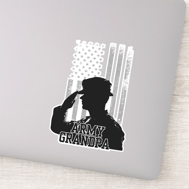 Sticker Grand-père de l'armée (Détail)