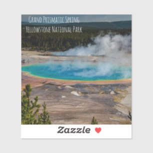 Sticker Grand Prismatic Spring Parc national de Yellowston
