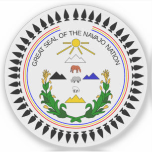 Sticker Grand sceau de la nation et de la tribu Navajo, US