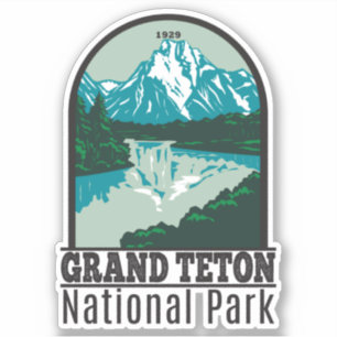 Sticker Grand Teton Jackson Hole Valley National Park