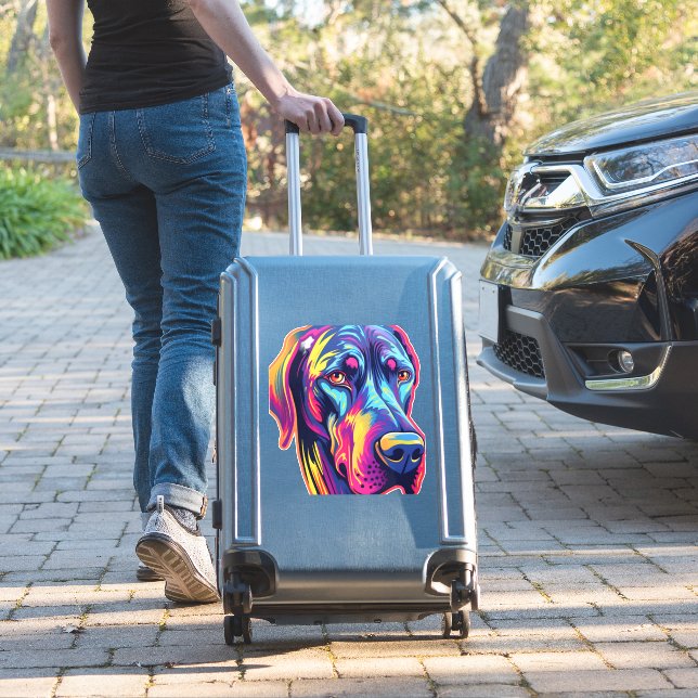 Sticker Grande conception Dane Neon (Valise Insitu)