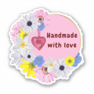 Sticker Grandes fleurs coupées