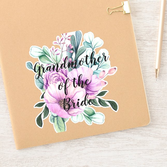 Sticker Grandmother de la Bride Groom (Carnet)
