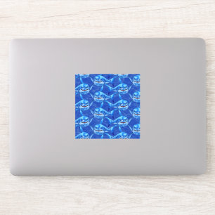 Sticker Grands requins blancs affamés 
