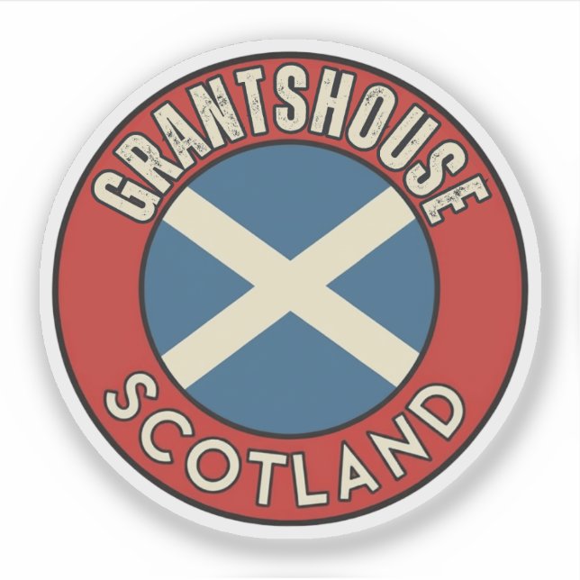 Sticker Grantshouse, Scotland (Devant)