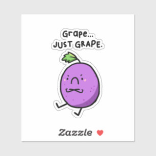 Sticker Graphe, Juste Graphe Aiguille Pun De Raisin Die-Cu