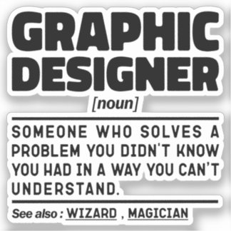 Sticker Graphic Designer Noun Professional Creator Design