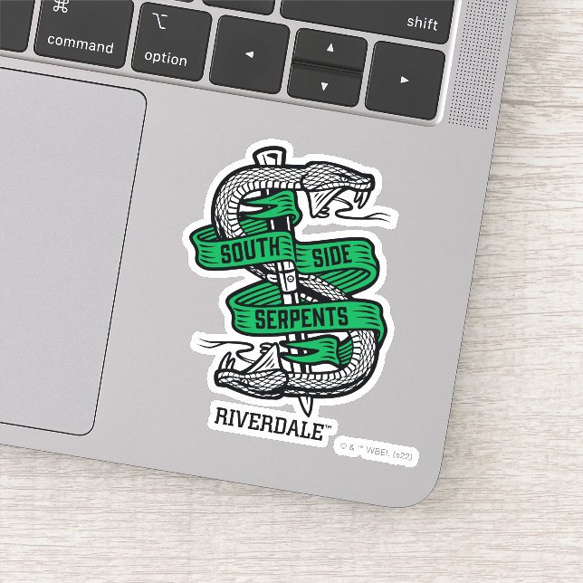 Sticker Graphique des serpents du côté sud (Détail)