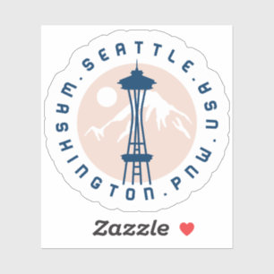 Sticker Graphique du logo de Seattle