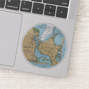 Sticker Graphique Marthas Vineyard et Chappaquiddick