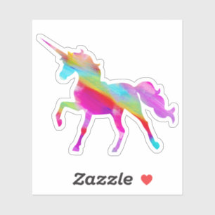 Sticker Graphique Unicorn Rainbow