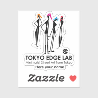 Sticker Graphisme Filles K-Pop Urbain Moderne - Tokyo Edge