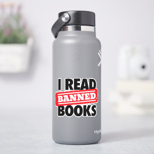 Sticker Gras “J'ai lu des livres interdits” Bookish