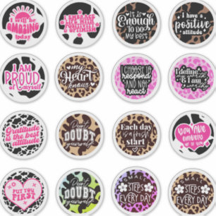 Sticker Gratitude Positive Citations & Inspirational tenda