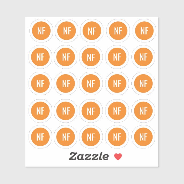 Sticker gratuit pour le choix de repas (Feuille)