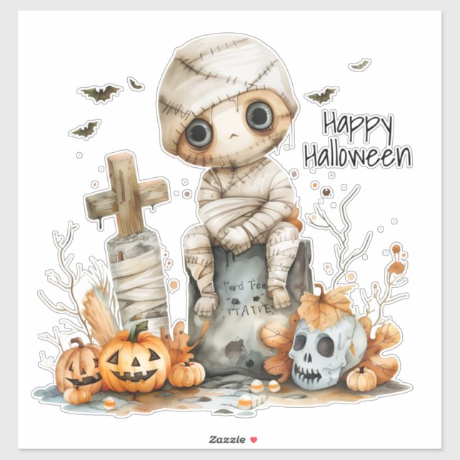 Sticker Graveyard Giggles - Un moment d'Halloween pour mam (Feuille)