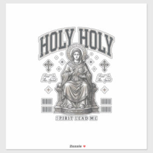 Sticker Gravure Religieuse Vintage Holy Holy Design de T-s