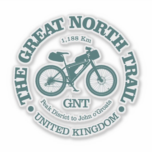 Sticker Great North Trail (cyclisme) (Devant)