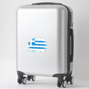 Sticker Greek flag