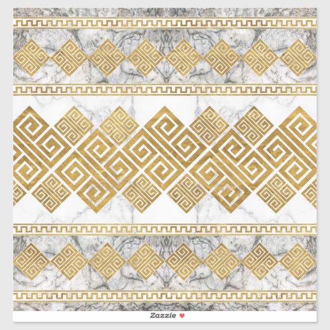 Sticker Greek Meander (Feuille)