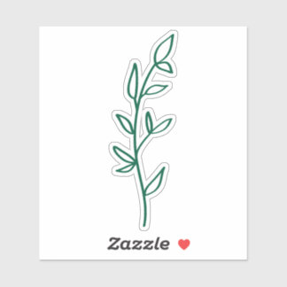 Sticker Greenery Botanical green 