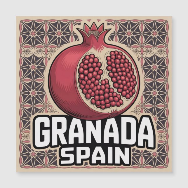 Sticker Grenade Espagne grenade (Devant)
