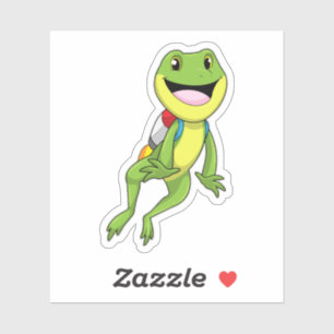 Sticker Grenouille avec Jetpack