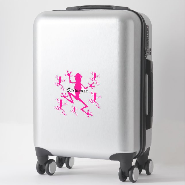 Sticker Grenouille verte de Thunder_Cove (Sur valise)