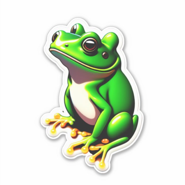 Sticker Grenouilles collantes parfaites pour scrapbooking (Devant)