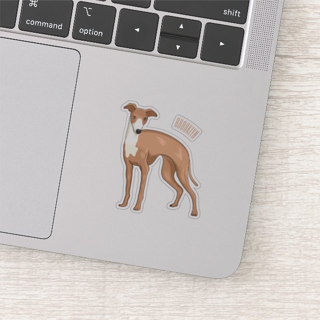 Sticker Greyhound dog (Détail)