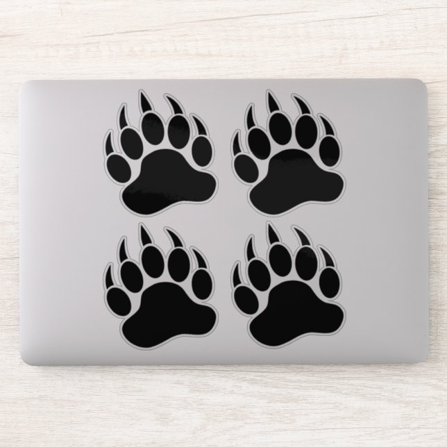Sticker Griffe d'ours classique (Ordinateur)