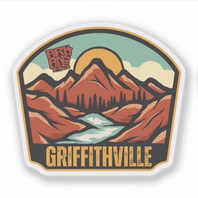 Sticker Griffithville, Arkansas  (Devant)