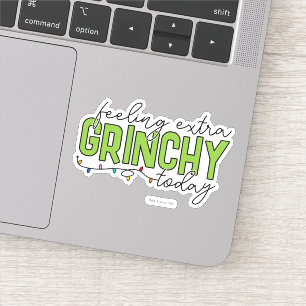 Sticker Grille   Sentiment de grinchy supplémentaire aujou