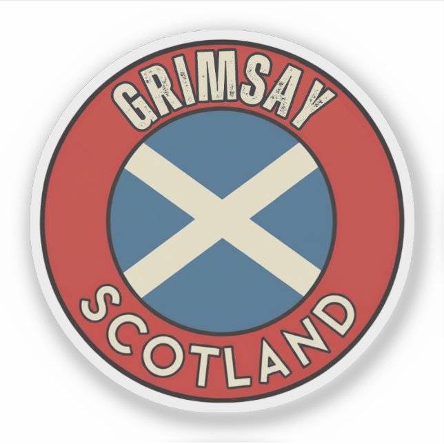 Sticker Grimsay, Écosse (Devant)