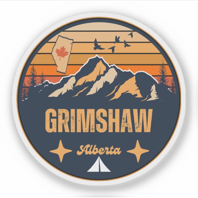 Sticker Grimshaw (Alberta) (Devant)