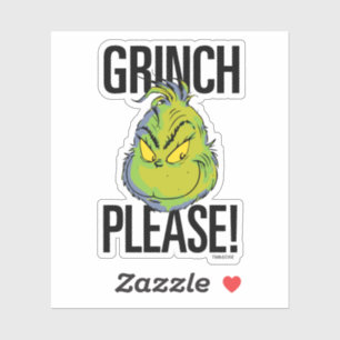 Sticker Grinch Drôle Grinch S'Il Vous Plaît Citer