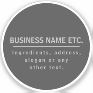 Sticker Gris foncé multifonction transparent