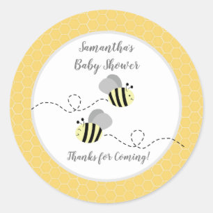 Sticker gris-jaune Bumble Bee Faveur