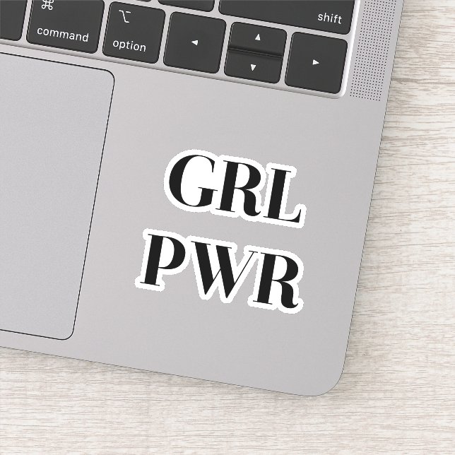 STICKER GRL PWR (Détail)