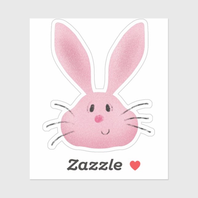 Sticker Gros lapin (Feuille)