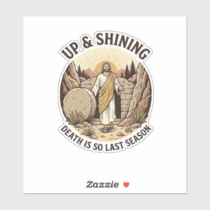 Sticker Grose foi résurrection grotte gravure vintage T-sh
