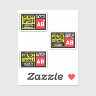 Sticker Groupe sanguin AB