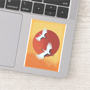 Sticker Grues japonaises