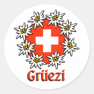 Sticker Gruezi