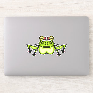 Sticker Grumeux crapaud de grenouille v2
